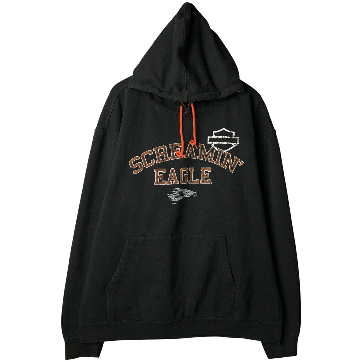 古着 ハーレーダビッドソン Harley-Davidson アドバタイジング スウェットプルオーバーパーカー メンズXXL相当 /eaa602459 【中古】 【..