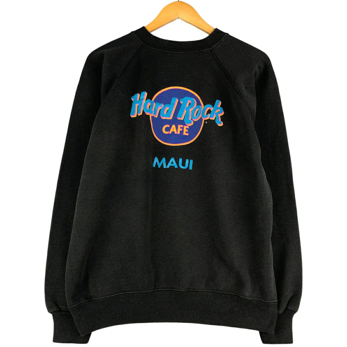 古着 HARD ROCK CAFE ハードロックカフェ アドバタイジング スウェットシャツ トレーナー USA製 メンズXL相当 /eaa602586 【中古】 【2..