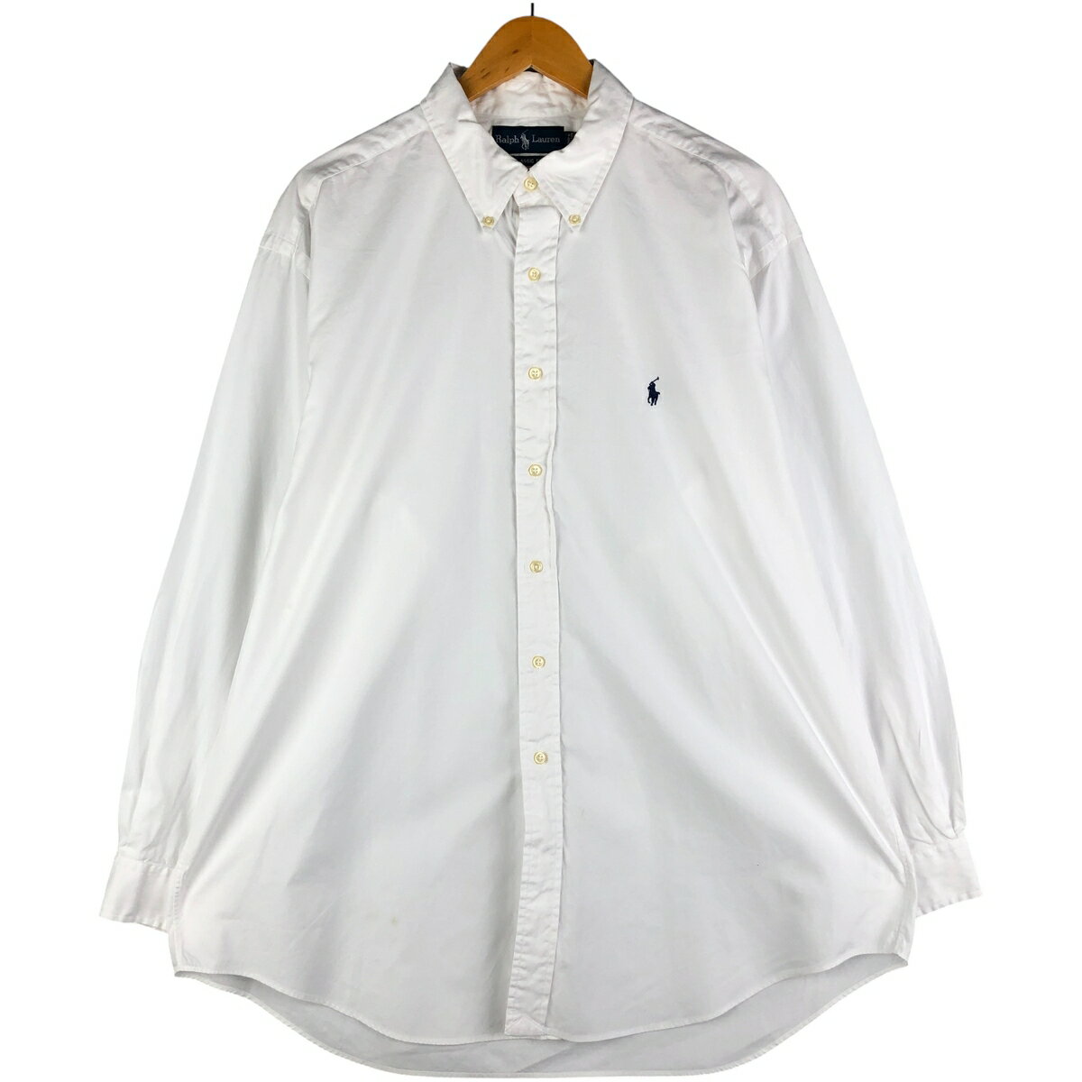 古着 ラルフローレン Ralph Lauren CLASSIC FIT 長袖 ボタンダウンシャツ メンズXL相当 /eaa602610 【中古】 【251129】 ホワイト系 春..