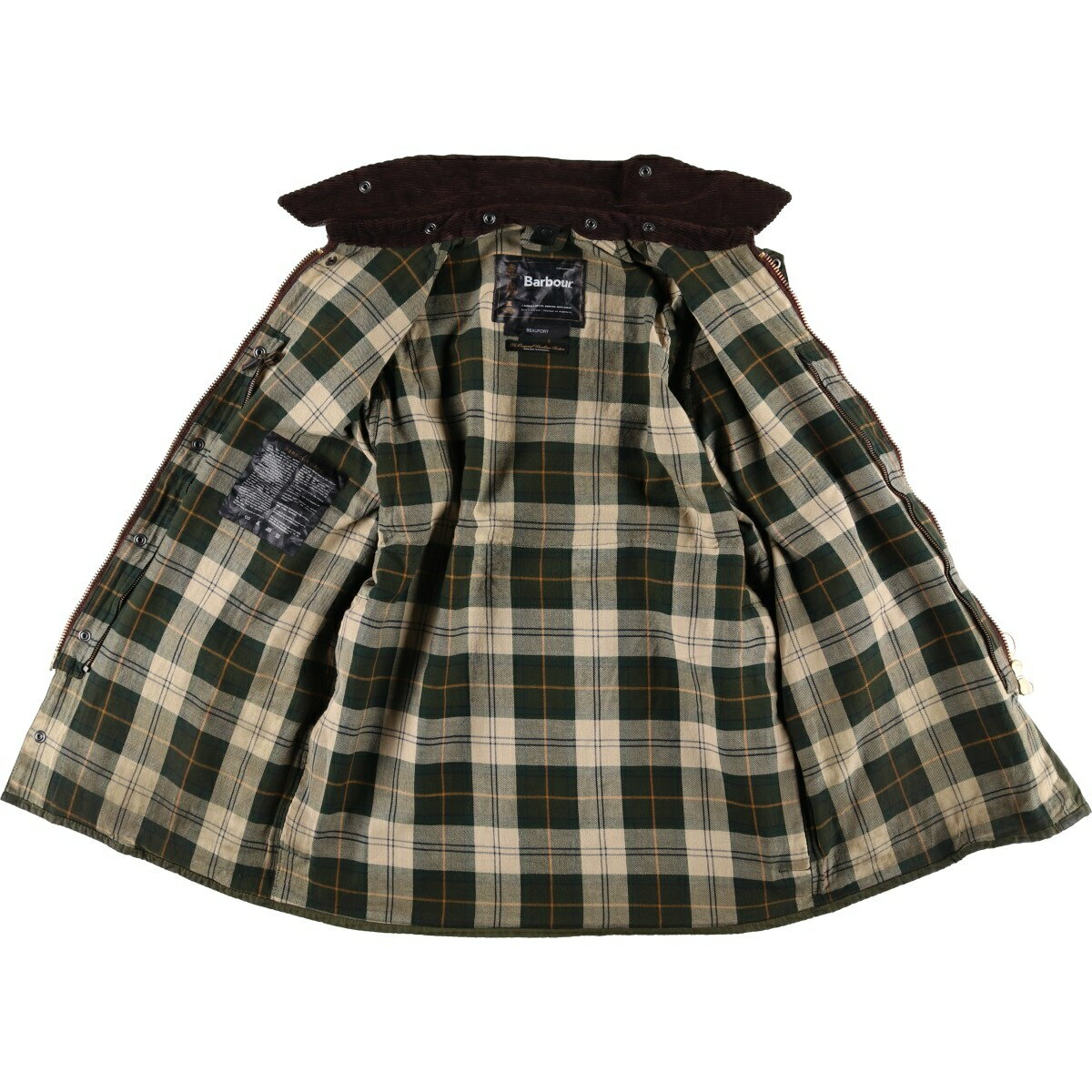 古着 バブアー Barbour BEAUFORT ビューフォート オイルド ハンティングジャケット 英国製 メンズM相当 ヴィンテージ /eaa602917 【中古】 【251208】 【SS2603_10】