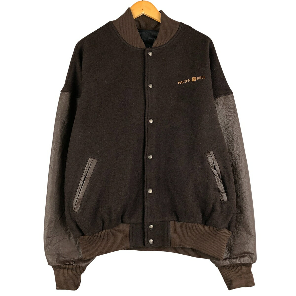 古着 LUNA PIER 袖革ウールボタンスタジャン バーシティジャケット カナダ製 メンズXL相当 /eaa603028 【中古】 【251206】 【CF2512】 【ss2601_10】(4.0)