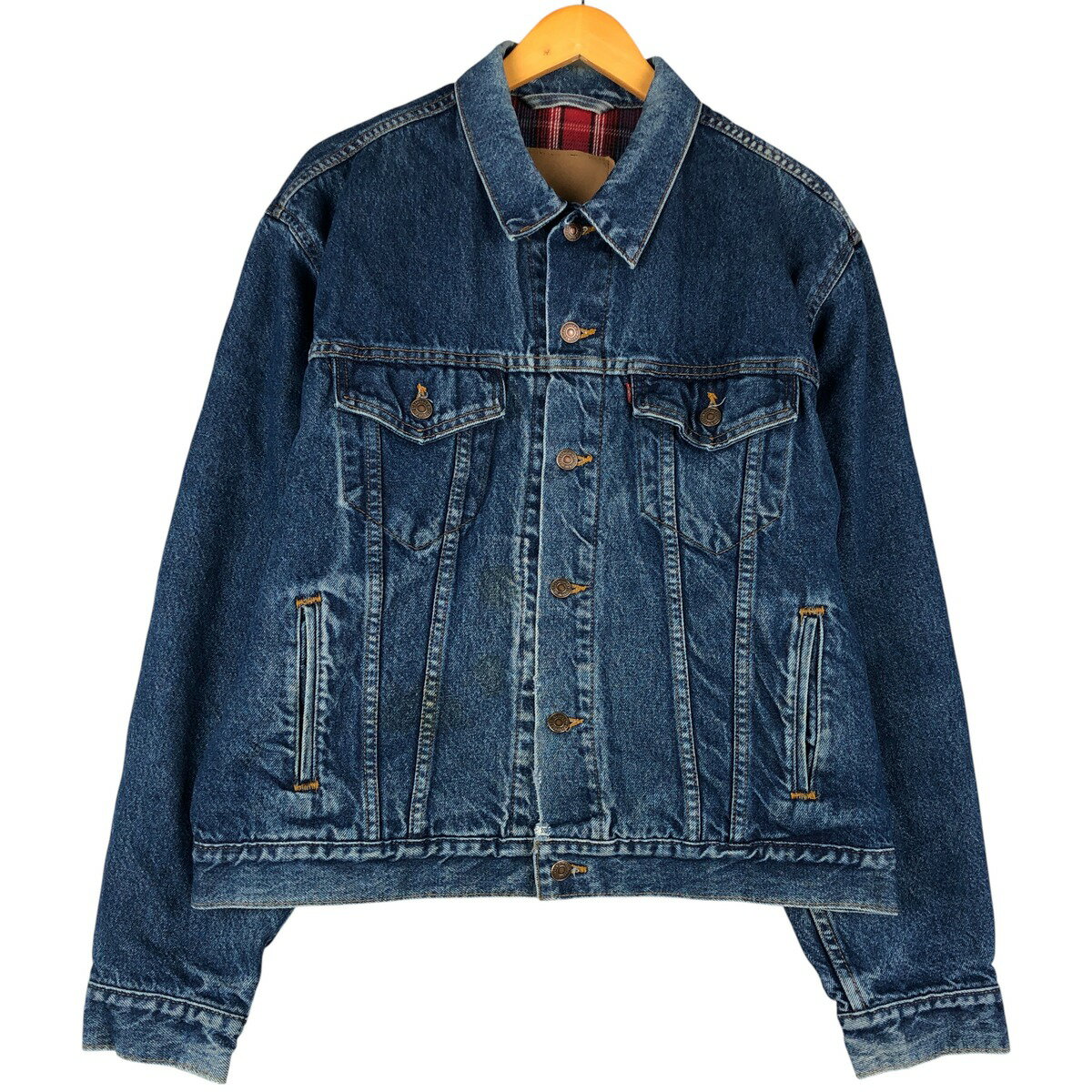 古着 90'S リーバイス Levi's デニムジャケット Gジャン メンズL相当 ヴィンテージ /eaa603052 【中古】 【251205】 【SS2603_10】 ブルー系 春秋冬