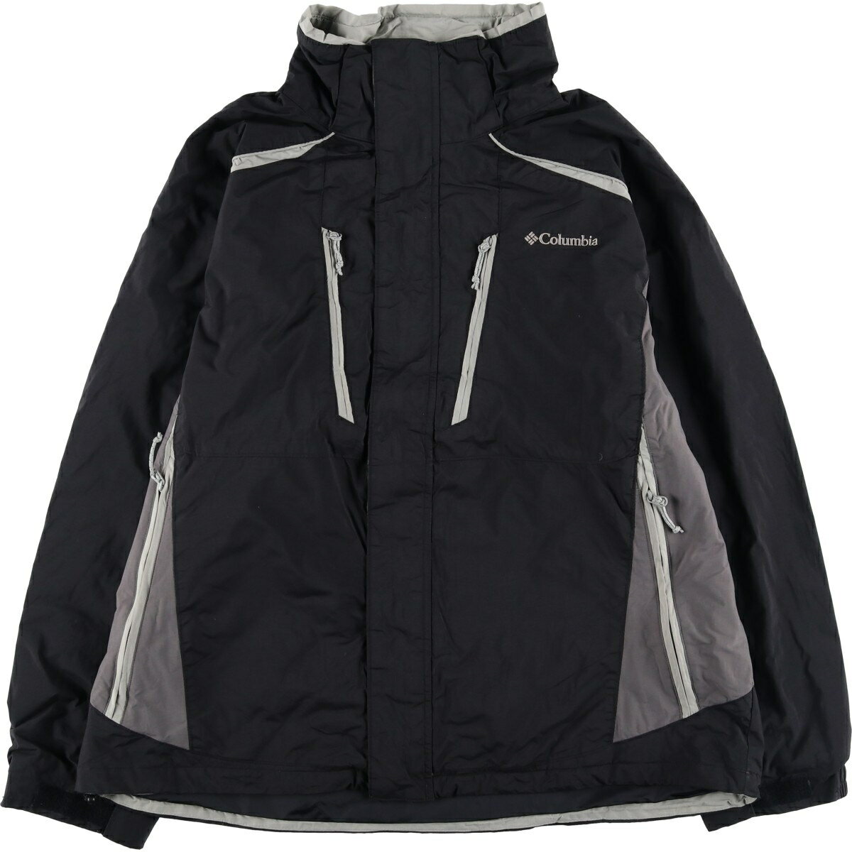 樂天商城 - 古着 コロンビア Columbia INTERCHANGE マウンテンジャケット シェルジャケット メンズXL相当 /eaa603464 【中古】 【251220】 【SS2603_10】 ブラック系 春秋冬