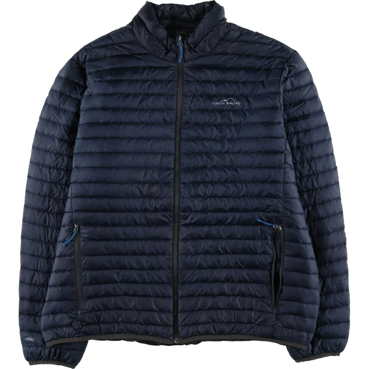樂天商城 - 古着 エディーバウアー Eddie Bauer 650フィルパワー ダウンジャケット メンズXL相当 /eaa603496 【中古】 【260131】 ネイビー系 春秋冬