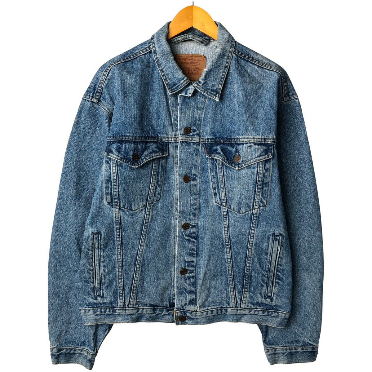 Rakuten - 古着 90'S リーバイス Levi's 75525-4891 デニムジャケット Gジャン カナダ製 メンズM相当 ヴィンテージ /eaa603657 【中古】 【251201】 【SS2603_10】 ブルー系 春秋冬