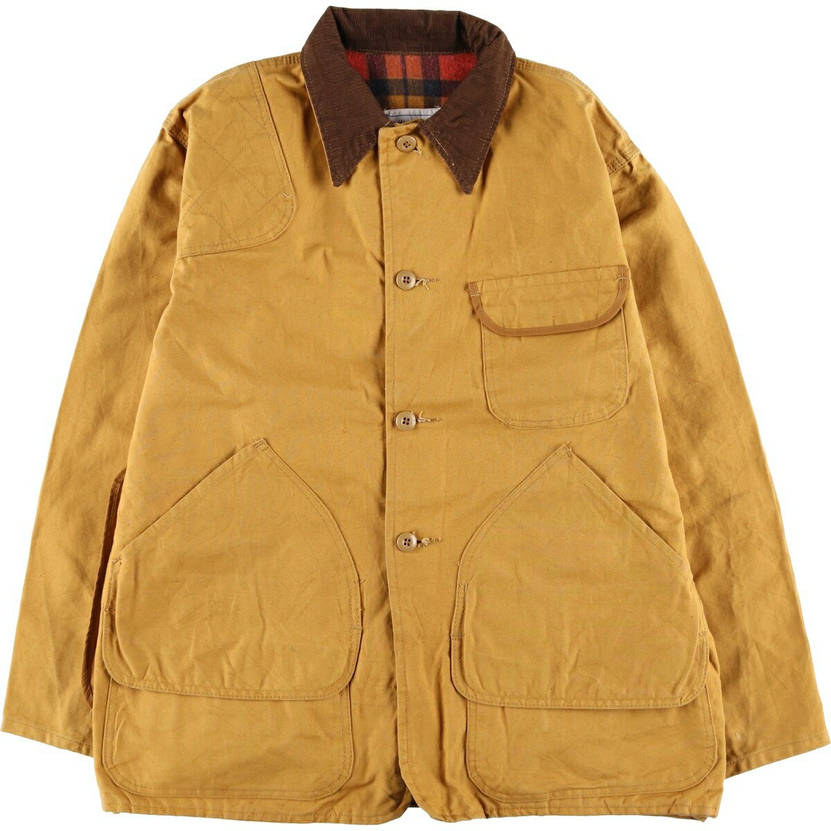 楽天市場】ハンティングジャケット 古着（カラーイエロー）（メンズ