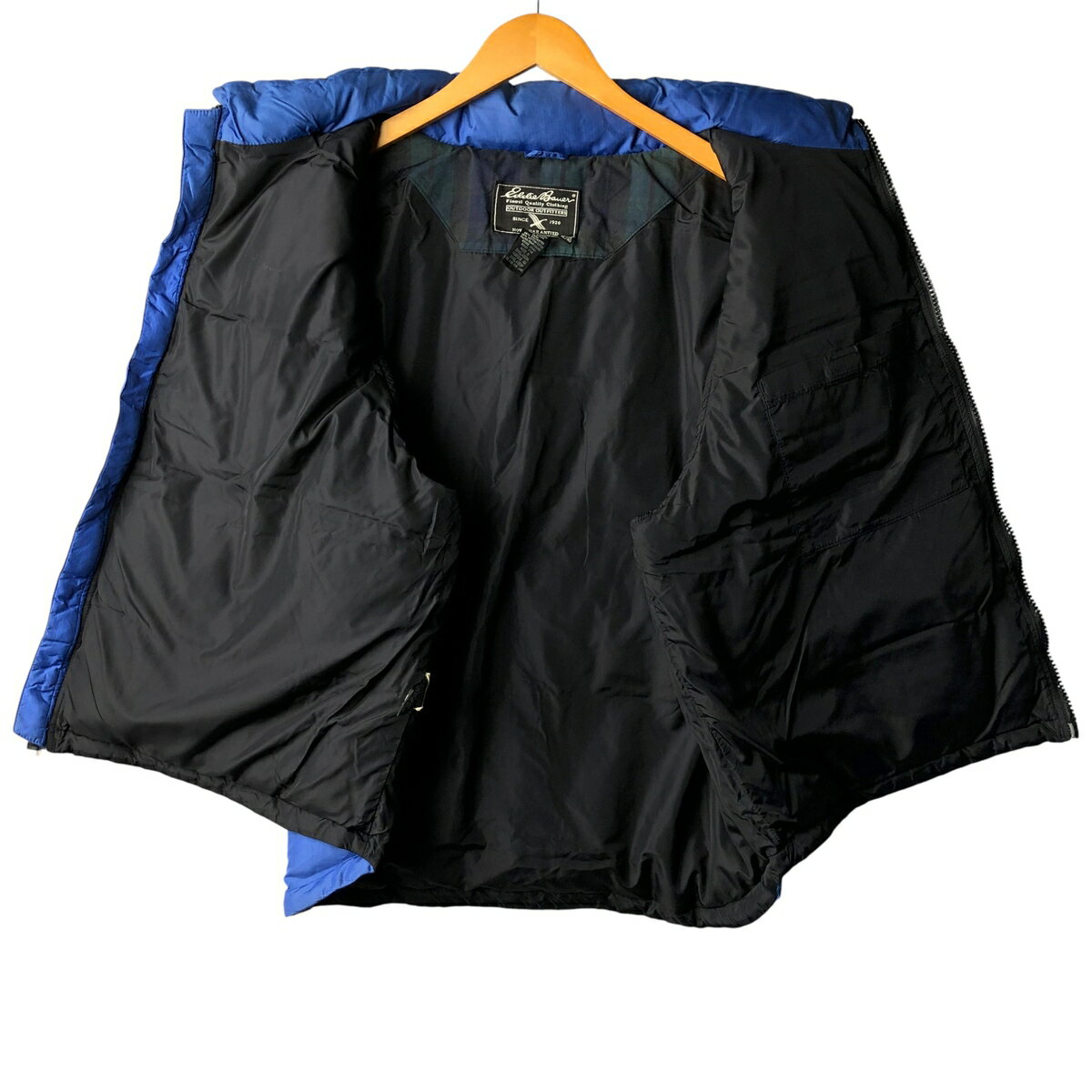 古着 エディーバウアー Eddie Bauer リップストップ グースダウンベスト メンズXL相当 /eaa603733 【中古】 【251207】