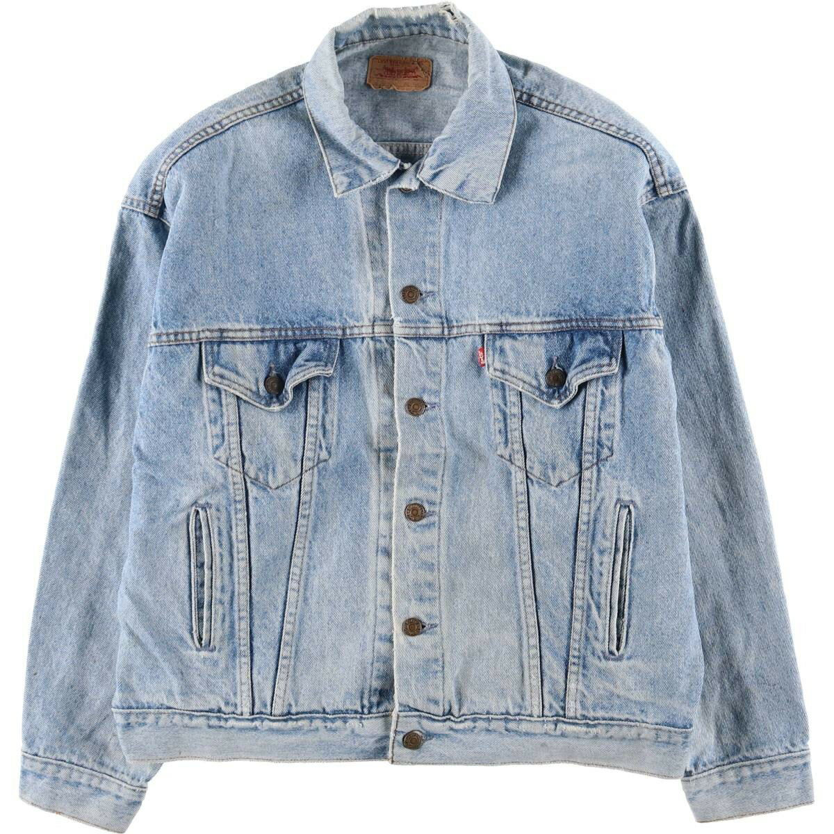 古着 90'S リーバイス Levi's 70507-4890 デニムジャケット Gジャン USA製 メンズL相当 ヴィンテージ /eaa603977 【中古】 【251129】 【SS2603_10】 ブルー系 春秋冬