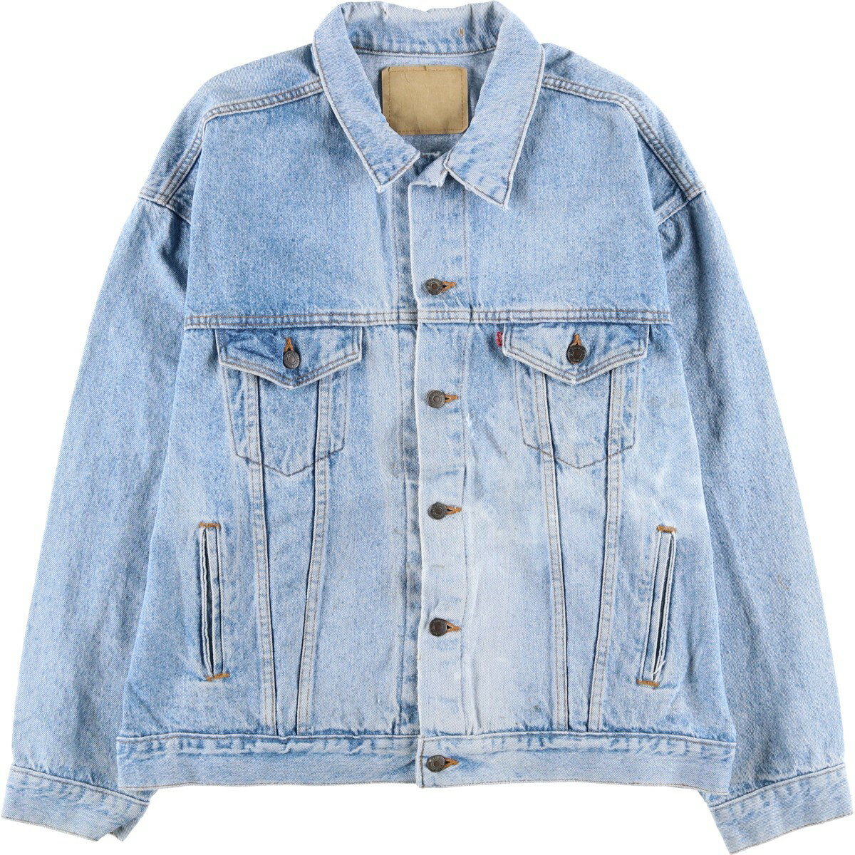 古着 80~90'S リーバイス Levi's 70507-4890 デニムジャケット Gジャン USA製 メンズXL相当 ヴィンテージ /eaa603980 【中古】 【251130】 【SS2603_10】 ブルー系 春秋冬