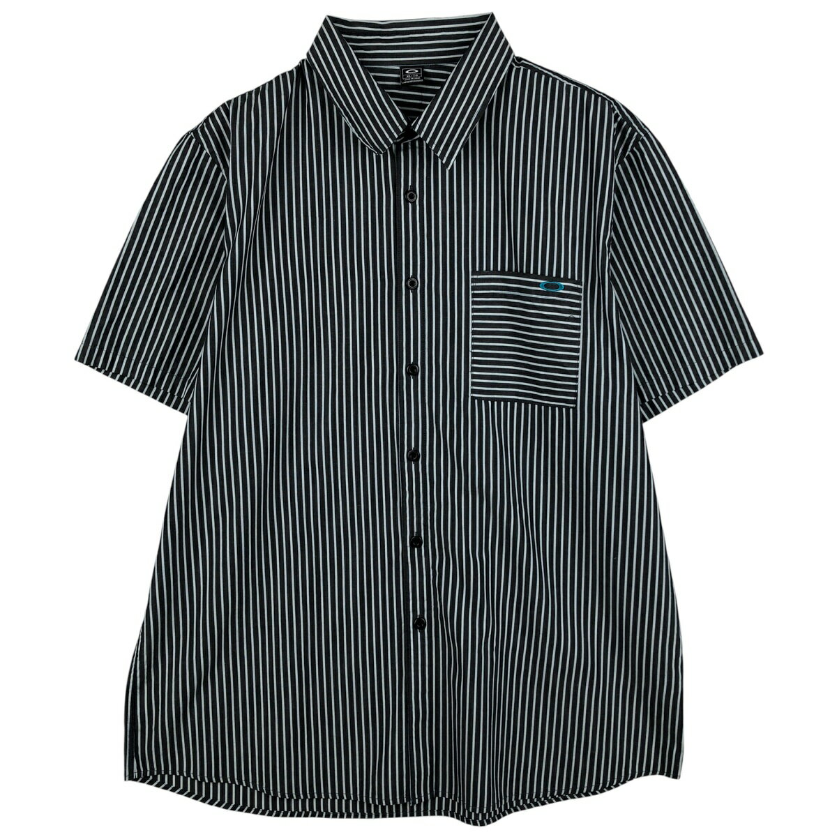 Rakuten - 古着 オークリー Oakley 半袖 コットン ストライプシャツ メンズXL相当 /eaa604194 【中古】 【260119】 【NH-2508】 春夏