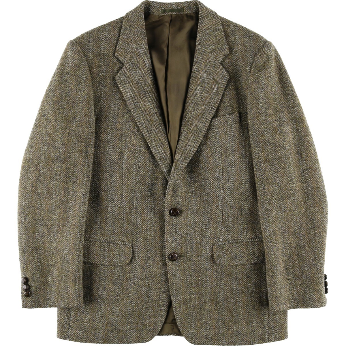 楽天市場】ハリスツイード ジャケット（カラーカーキグリーン）の通販
