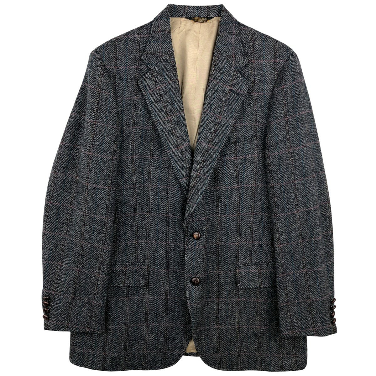 Malle (マル）ヘリンボーンジャケット グレー M Malle (マル）ヘリンボーンジャケット グレー M Malle (マル