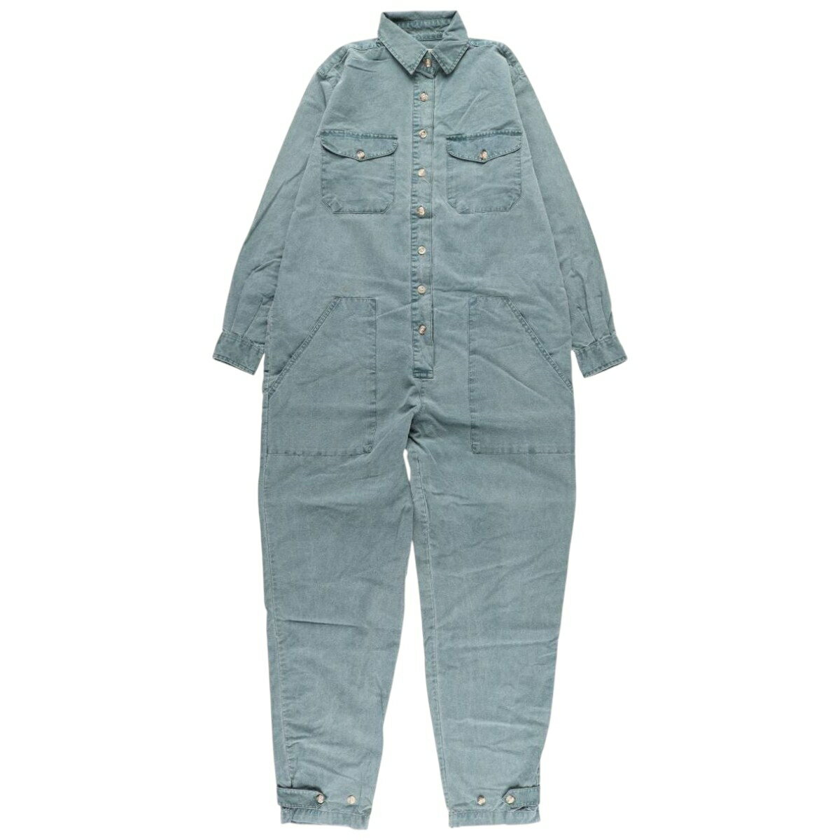 헌 옷 80'S 바나나리 퍼블릭 BANANA REPUBLIC 긴 소매 올인원 연결 남성 L 상당 빈티지 /eaa604281 [중고] [260102] 블루 계 봄 여름 가을 겨울