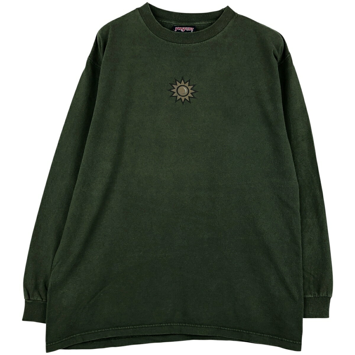 Rakuten - 古着 90'S ジャンスポーツ JANSPORT ロングTシャツ ロンT USA製 メンズM相当 ヴィンテージ /eaa604380 【中古】 【251229】 【NH-2508】 【SS2603_10】 グリーン系 春夏秋