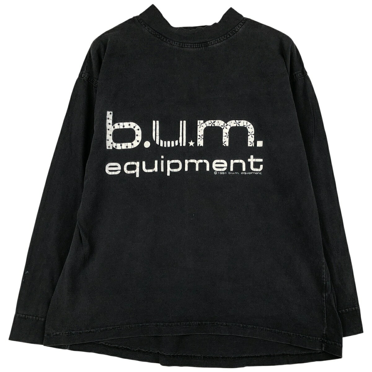 樂天商城 - 古着 b.u.m ロングTシャツ ロンT メンズM相当 /eaa604392 【中古】 【251229】 【NH-2508】 【SS2603_10】 ブラック系 春夏秋