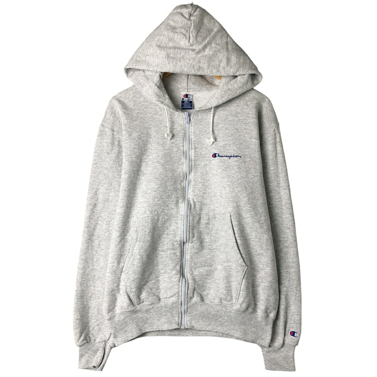 古着 90'S チャンピオン Champion AUTHENTIC ATHLETIC APPAREL スウェットフルジップパーカー USA製 メンズL相当 ヴィンテージ /eaa604681 【中古】 【251228】(4.0)