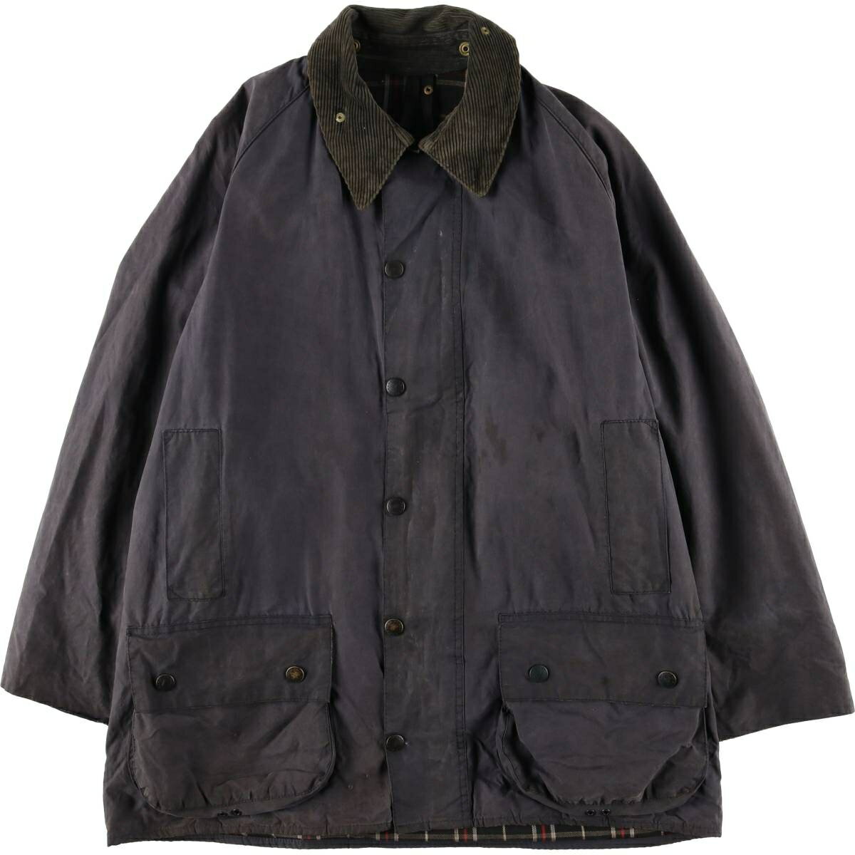 Rakuten - 古着 80~90'S バブアー Barbour BEAUFORT ビューフォート 旧3ワラント オイルド ハンティングジャケット 英国製 メンズL相当 ヴィンテージ /eaa604809 【中古】 【251229】 【SS2606_10】
