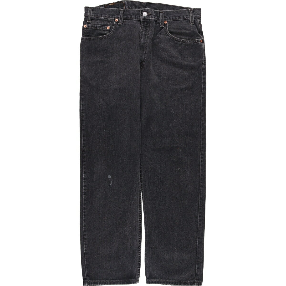 古着 00'S リーバイス Levi's 505 REGULAR FIT STRAIGHT LEG ブラックデニム テーパードデニムパンツ カナダ製 メンズw36相当 /eaa605033 【中古】 【260315】