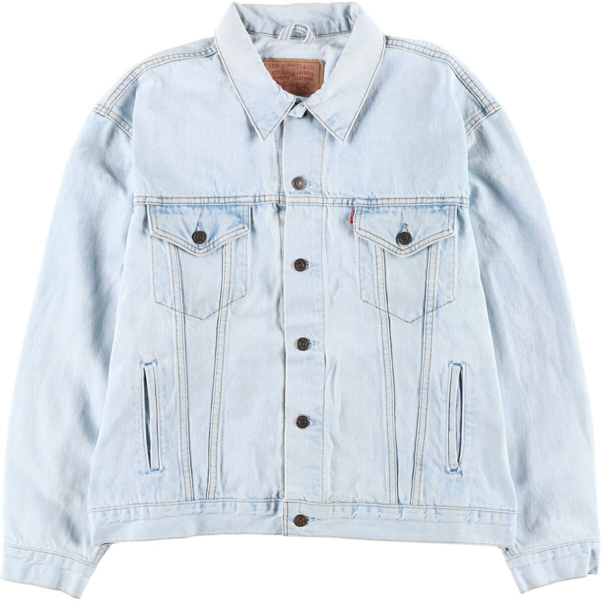 古着 90'S リーバイス Levi's 70503-0208 デニムジャケット Gジャン メンズXXL相当 ヴィンテージ /eaa605391 【中古】 【260114】 ブルー系 春秋冬