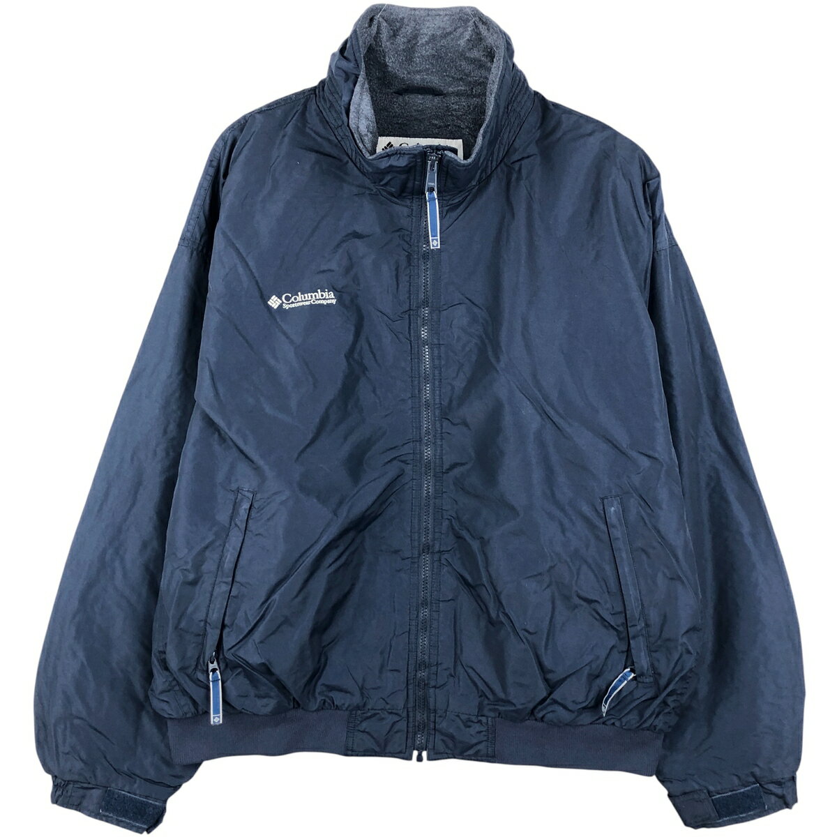 尼龍夾克 - 古着 00'S コロンビア Columbia 中綿ジャケット パファージャケット メンズXL相当 /eaa605438 【中古】 【260109】 【NY2601】 【NH-2508】 ネイビー系 春秋冬