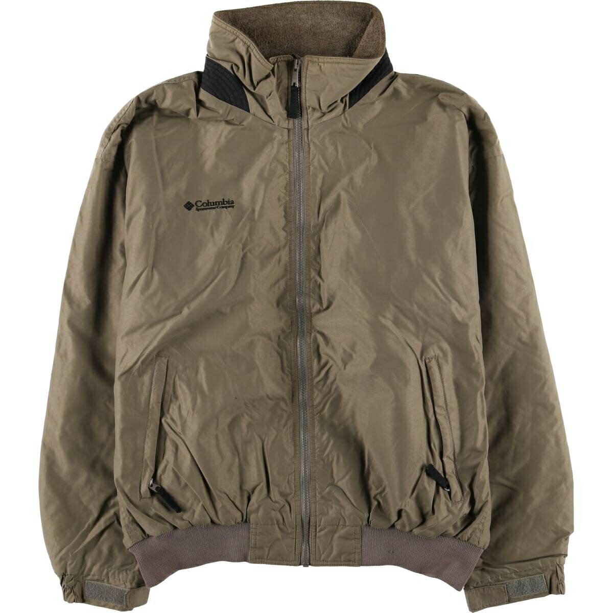 Rakuten - 古着 90'S コロンビア Columbia 中綿ジャケット パファージャケット メンズL相当 ヴィンテージ /eaa605472 【中古】 【260107】 【NY2601】 ベージュ系 春秋冬