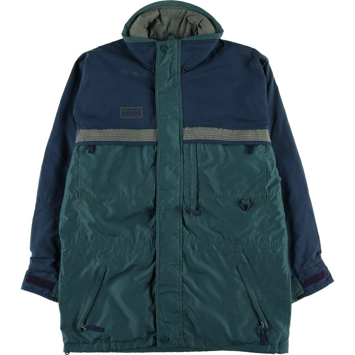 Rakuten - 古着 90'S コロンビア Columbia L.L.Bean リップストップ ダブルネーム マウンテンジャケット シェルジャケット メンズS相当 ヴィンテージ /eaa605663 【中古】 【260102】 【GR-UN-2602】 【SS2606_10】
