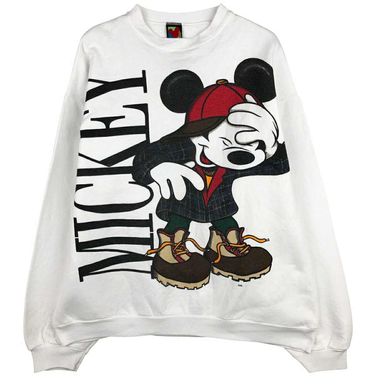 レア品】Disney＊Mickey＊UNLIMITED 古着 90年代 MICKEY UNLIMITED MICKEY MOUSE ミッキーマウス 大判