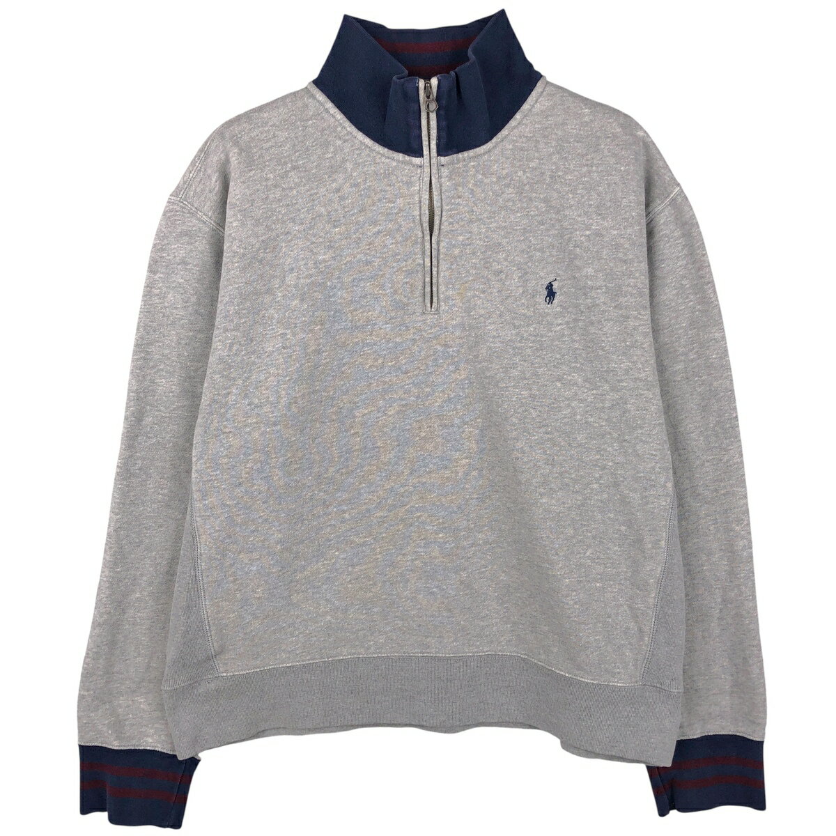 古着 ラルフローレン Ralph Lauren POLO by Ralph Lauren ハーフジップスウェットシャツ トレーナー メンズXL相当 /eaa606052 【中古】..