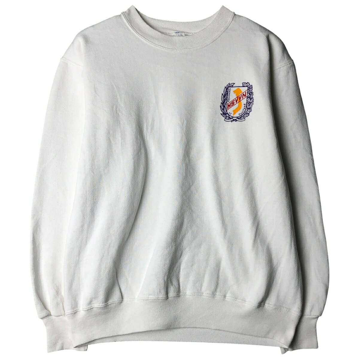 古着 90'S ジャージーズ Jerzees SUPER SWEATS カレッジスウェットシャツ トレーナー USA製 メンズM相当 ヴィンテージ /eaa606073 【中..