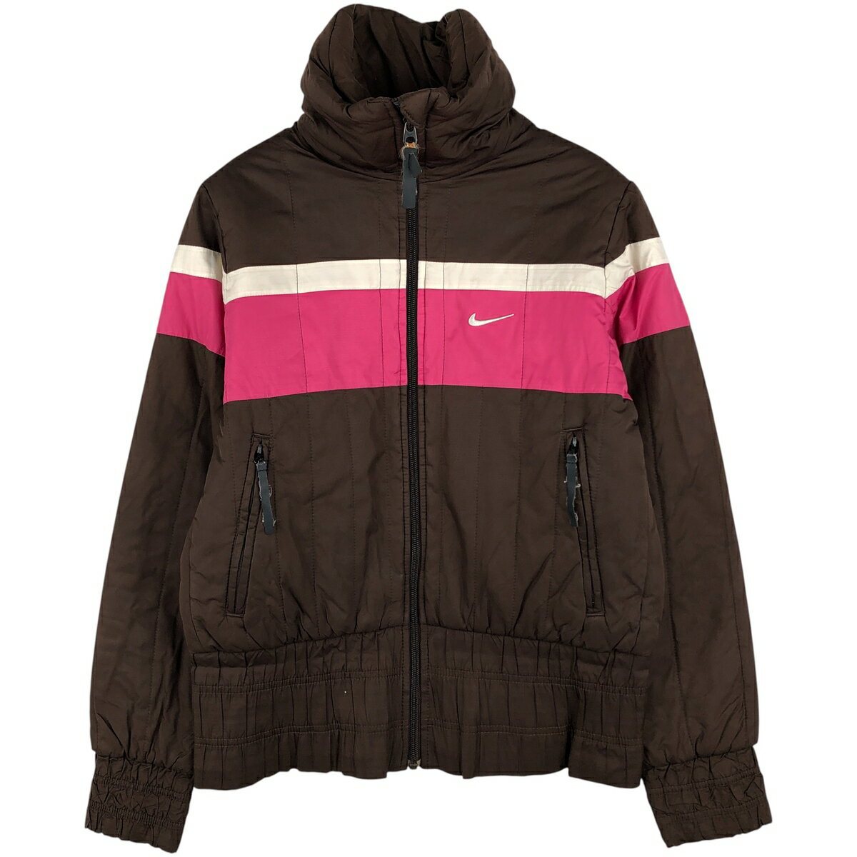 Rakuten - 古着 00'S ナイキ NIKE 中綿ジャケット パファージャケット レディースS相当 /eaa606102 【中古】 【260109】 【Elulu/エルル】 【NH-2508】 ブラウン系 春秋冬