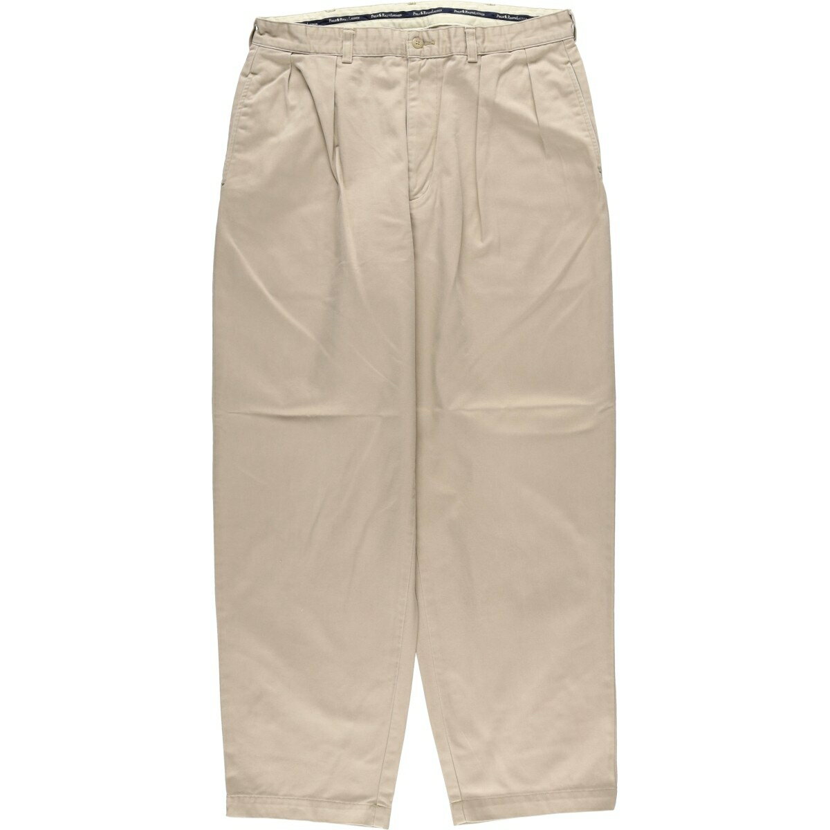乐天商城 - 古着 ラルフローレン Ralph Lauren Polo Ralph Lauren ツータック チノパンツ メンズw34相当 /eaa606247 【中古】 【260109】 ベージュ系 春夏秋冬