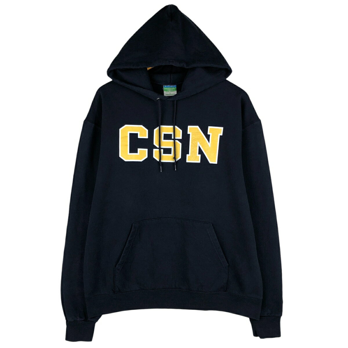 古着 00'S チャンピオン Champion ECO FLEECE カレッジ スウェットプルオーバーパーカー メンズL相当 /eaa606553 【中古】 【260117】(4.0)