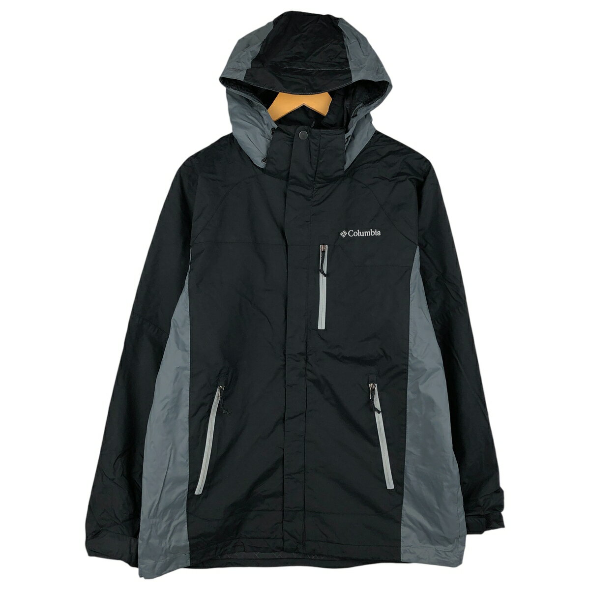 樂天商城 - 古着 コロンビア Columbia マウンテンパーカー シェルジャケット メンズM相当 /eaa606635 【中古】 【260110】 ブラック系 春秋冬