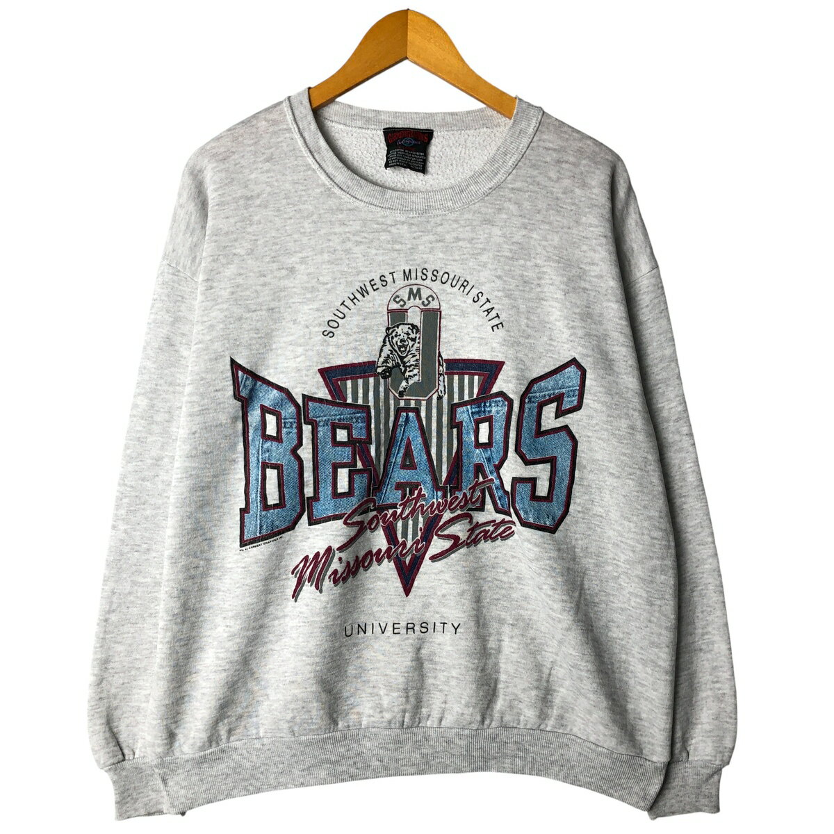 乐天商城 - 古着 90'S GARMENT GRAPHICS カレッジスウェットシャツ トレーナー USA製 メンズXL相当 ヴィンテージ /eaa606713 【中古】 【260110】 【SS2606_10】