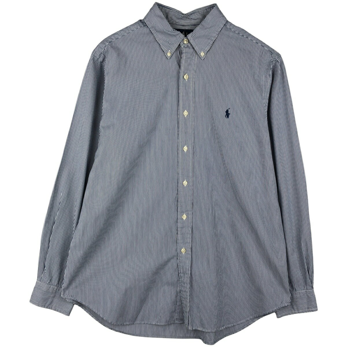 Rakuten - 古着 ラルフローレン Ralph Lauren CLASSIC FIT 長袖 ボタンダウンストライプシャツ メンズL相当 /eaa606762 【中古】 【260110】 【NH-2508】 【SS2606_10】
