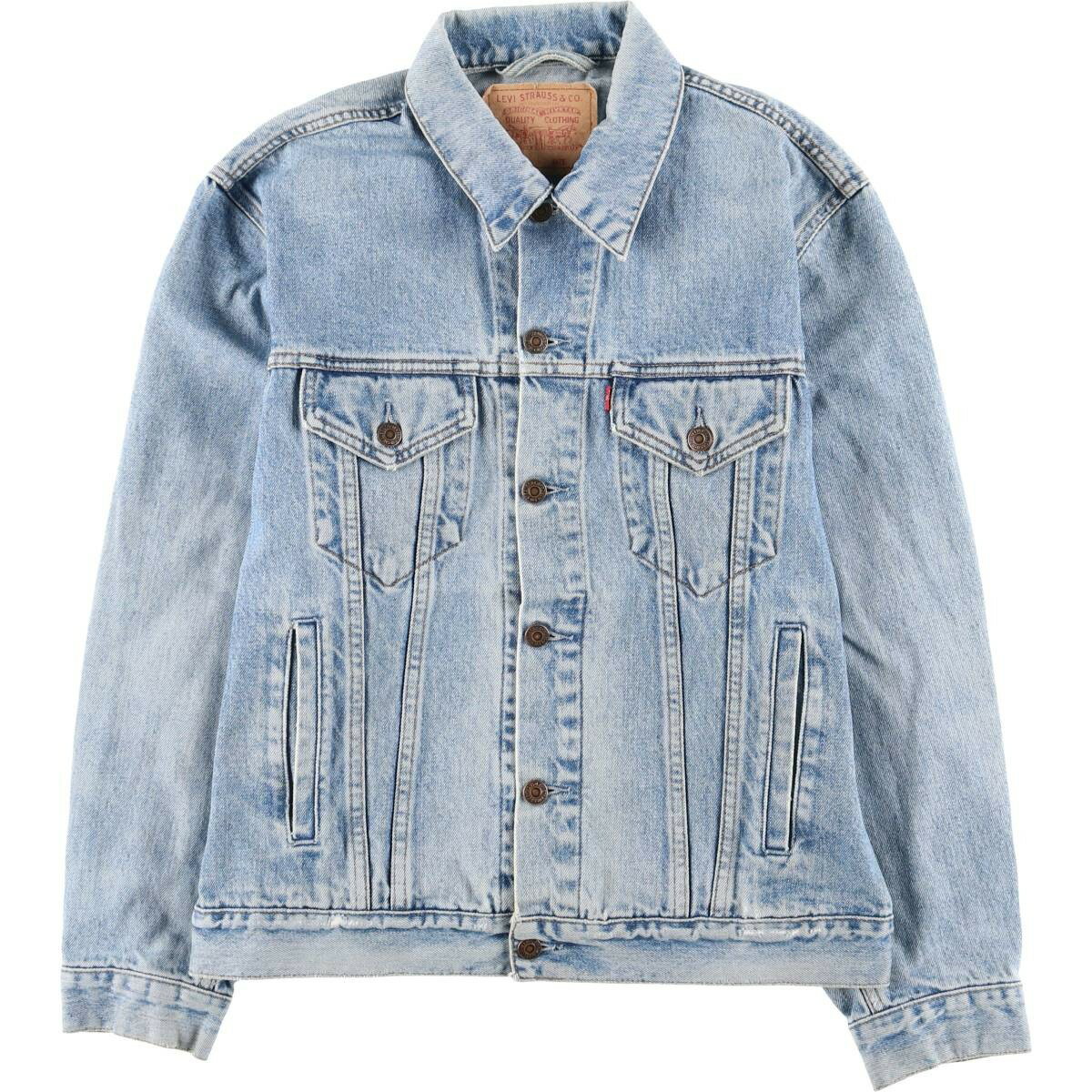 古着 90'S リーバイス Levi's 70503-0216 ユーロモデル デニムジャケット Gジャン メンズM相当 ヴィンテージ /eaa606816 【中古】 【260116】 ブルー系 春秋冬