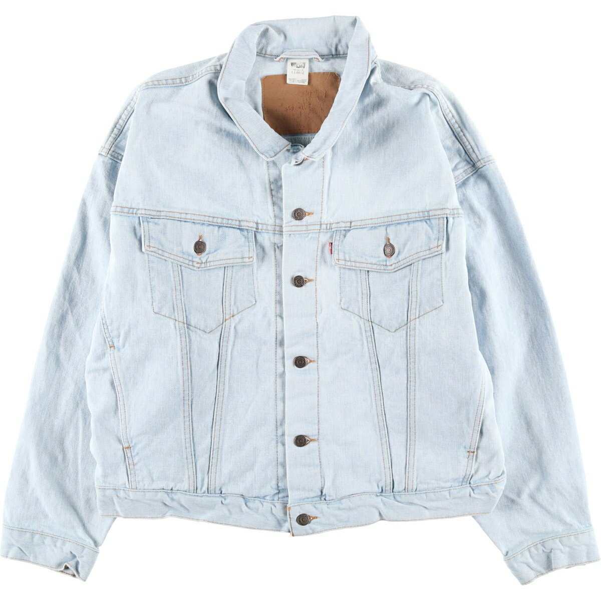 古着 90'S リーバイス Levi's 70598-4834 デニムジャケット Gジャン メンズXL相当 ヴィンテージ /eaa606962 【中古】 【260112】 ブルー系 春秋冬