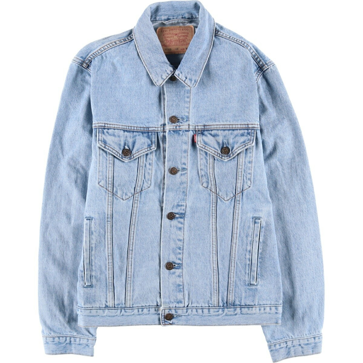 古着 90'S リーバイス Levi's 70503-0283 デニムジャケット Gジャン メンズM相当 ヴィンテージ /eaa607013 【中古】 【260114】 ブルー系 春秋冬