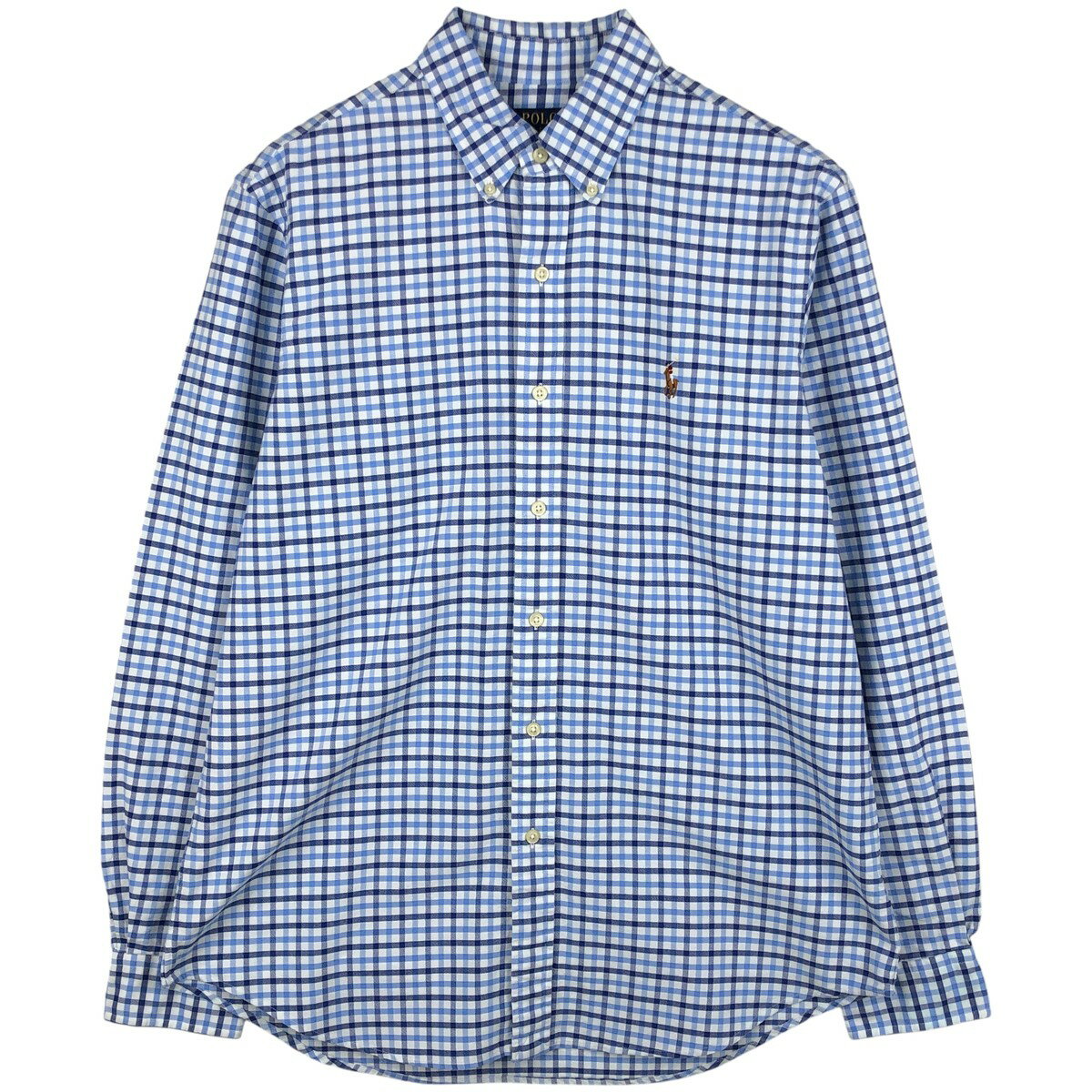 Rakuten - 古着 ラルフローレン Ralph Lauren POLO RALPH LAUREN 長袖 ボタンダウンチェックシャツ メンズM相当 /eaa607075 【中古】 【260114】 【NH-2508】 【SS2606_10】