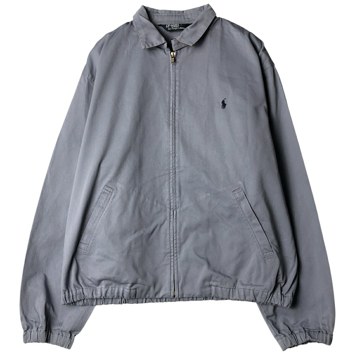 樂天商城 - 古着 ラルフローレン Ralph Lauren POLO by Ralph Lauren スイングトップ スポーツジャケット メンズL相当 /eaa607206 【中古】 【260114】 【NH-2508】 ブルー系 春秋冬