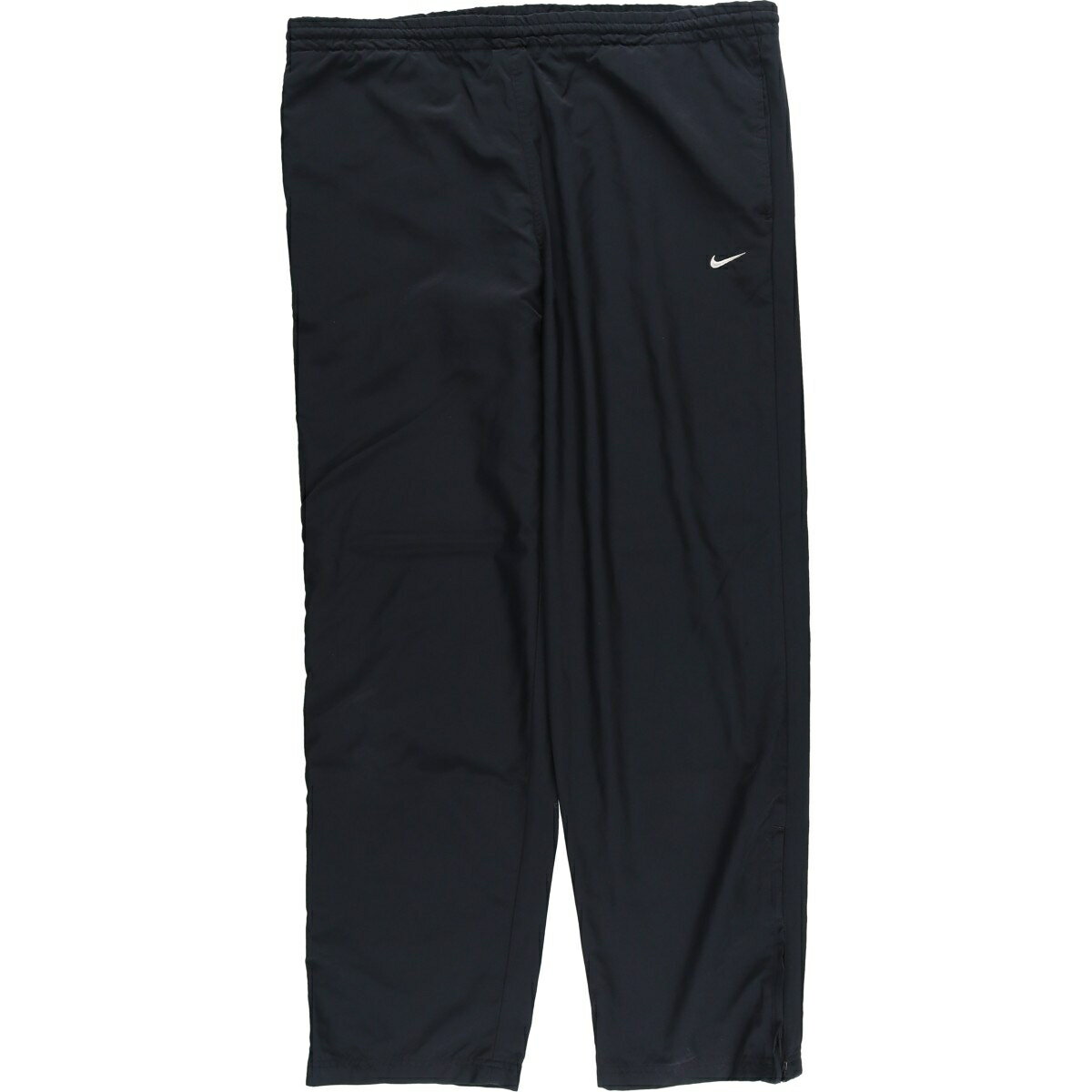 樂天商城 - 古着 ナイキ NIKE ウォームアップパンツ ナイロンパンツ シャカシャカパンツ メンズM相当 /eaa607457 【中古】 【260117】 ブラック系 春夏秋冬