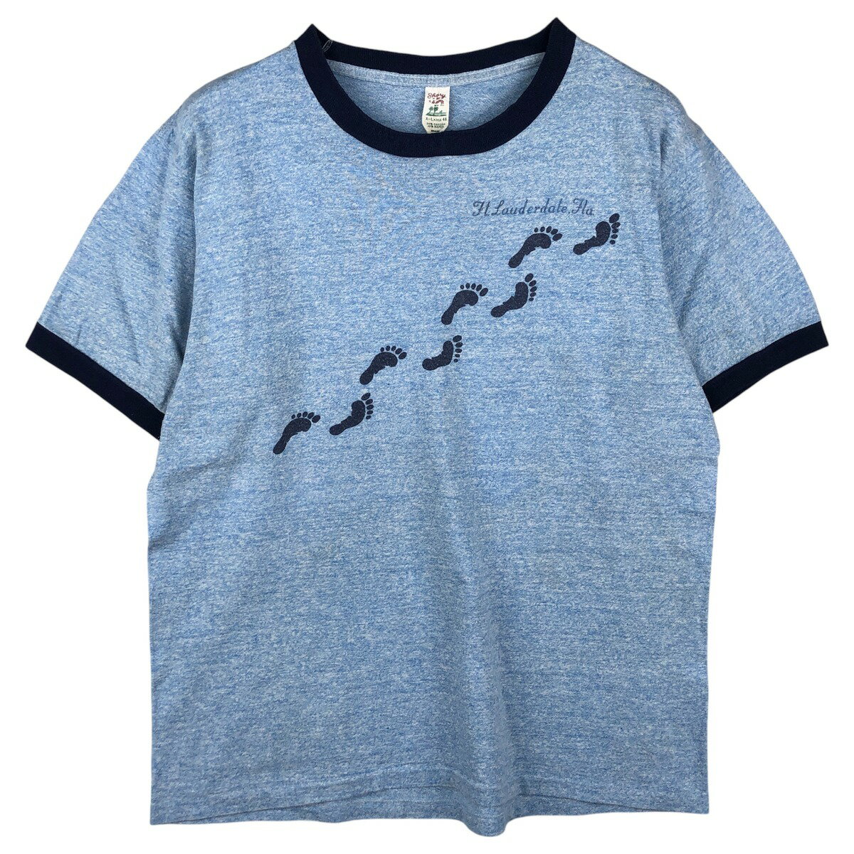 樂天商城 - 古着 Sherry リンガーTシャツ メンズXL相当 ヴィンテージ /eaa607558 【中古】 【260124】 【NH-2508】 ブルー系 春夏秋