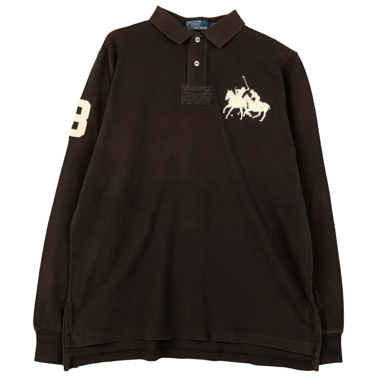 古着 ラルフローレン Ralph Lauren POLO by RALPH LAUREN CUSTOM FIT 長袖 ポロシャツ メンズL相当 /eaa607816 【中古】 【260119】 【..