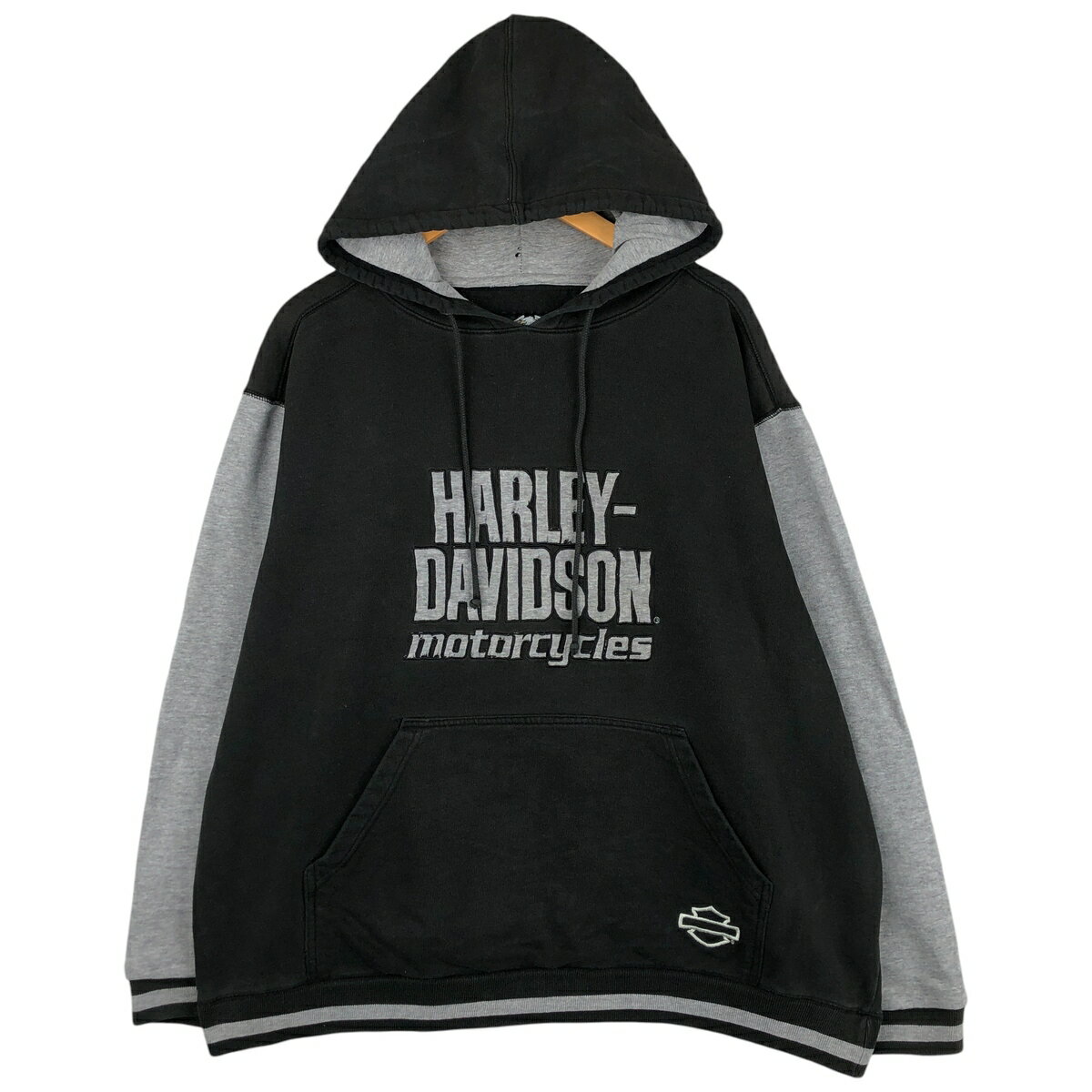 樂天商城 - 古着 00'S ハーレーダビッドソン Harley-Davidson 鷲柄 イーグル柄 アドバタイジング スウェットプルオーバーパーカー メンズXL相当 /eaa607869 【中古】 【260117】 【SS2606_30