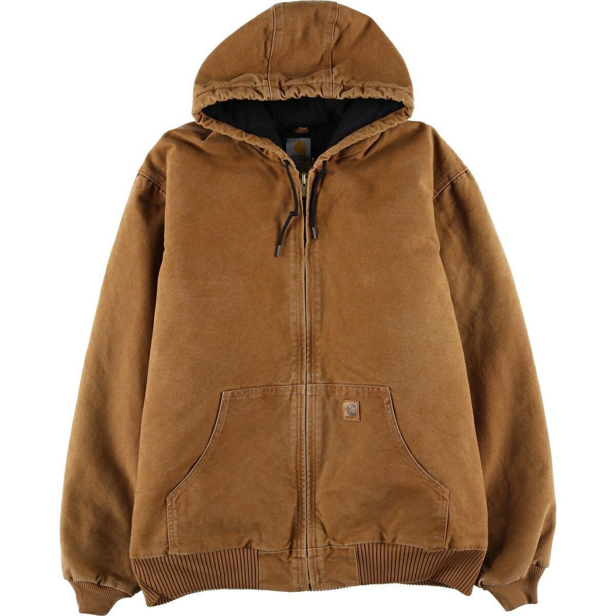 古着 カーハート Carhartt 中綿入り アクティブジャケット ダックフルジップパーカー メンズXL相当 /eaa607935 【中古】 【260116】 ブ..
