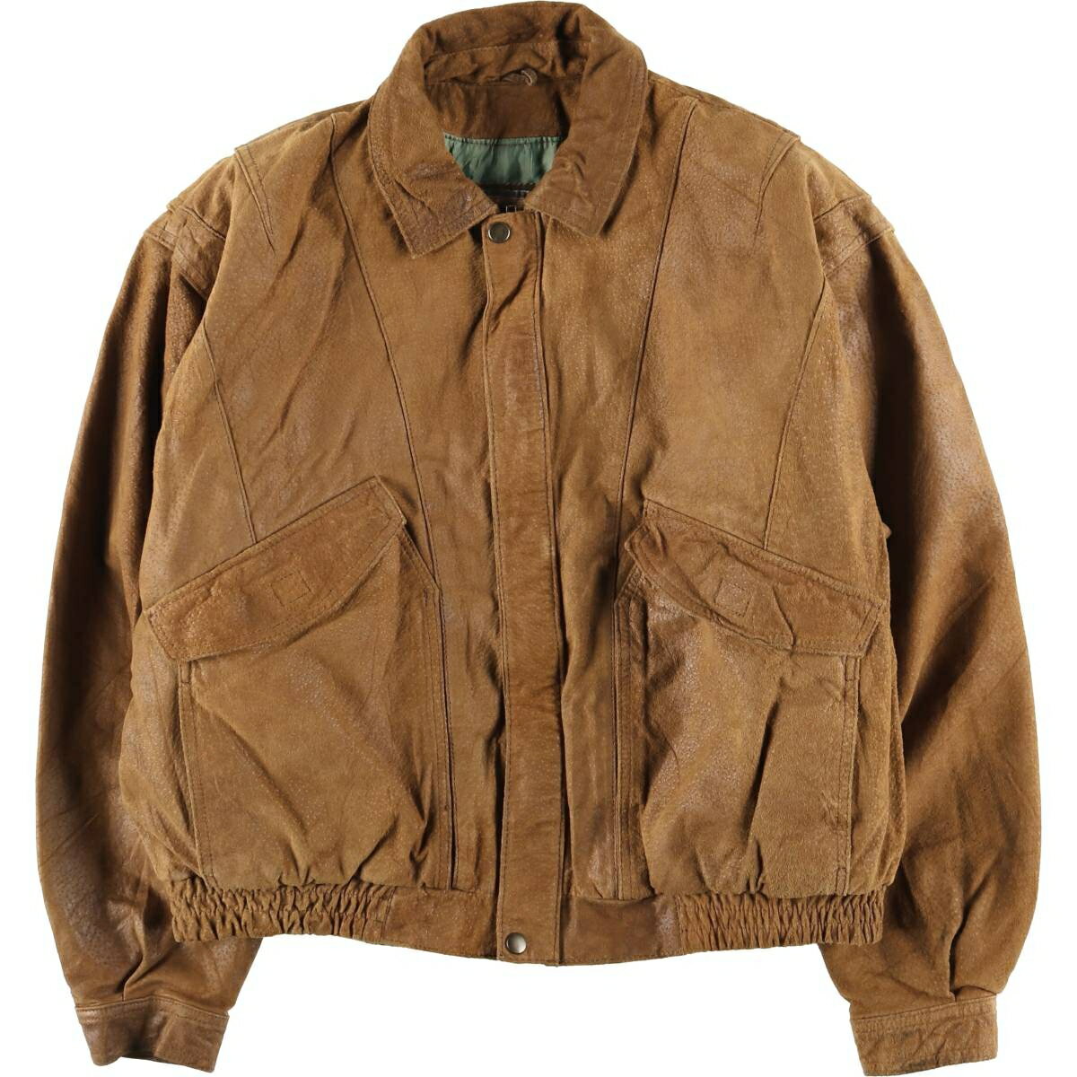 Leather - 古着 ADVENTURE BOUND スエードレザージャケット メンズL相当 /eaa607980 【中古】 【260118】 ブラウン系 春秋冬