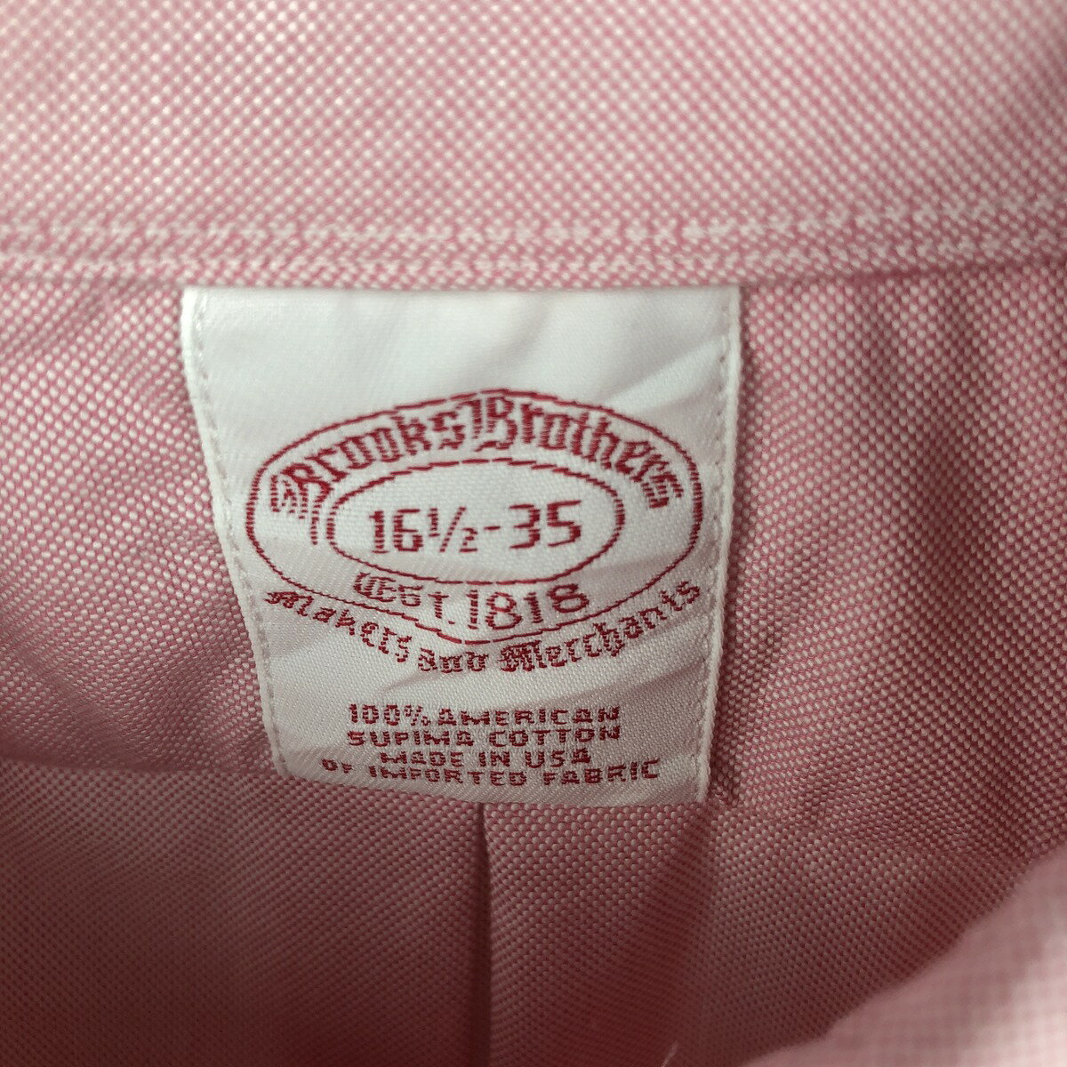 古着 ブルックスブラザーズ Brooks Brothers Est.1818 長袖 ボタンダウンシャツ USA製 メンズL相当 /eaa608006 【中古】 【260201】 【NH-2508】