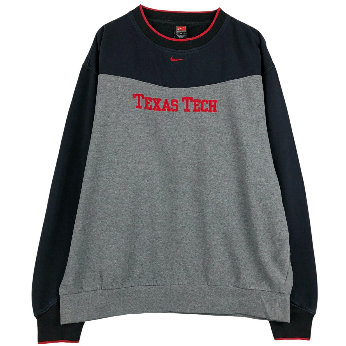 Rakuten - 古着 ~00'S ナイキ NIKE TEAM ツートン ロゴスウェットシャツ トレーナー メンズXL相当 /eaa608073 【中古】 【260123】 【NH-2508】 【SS2606_10】