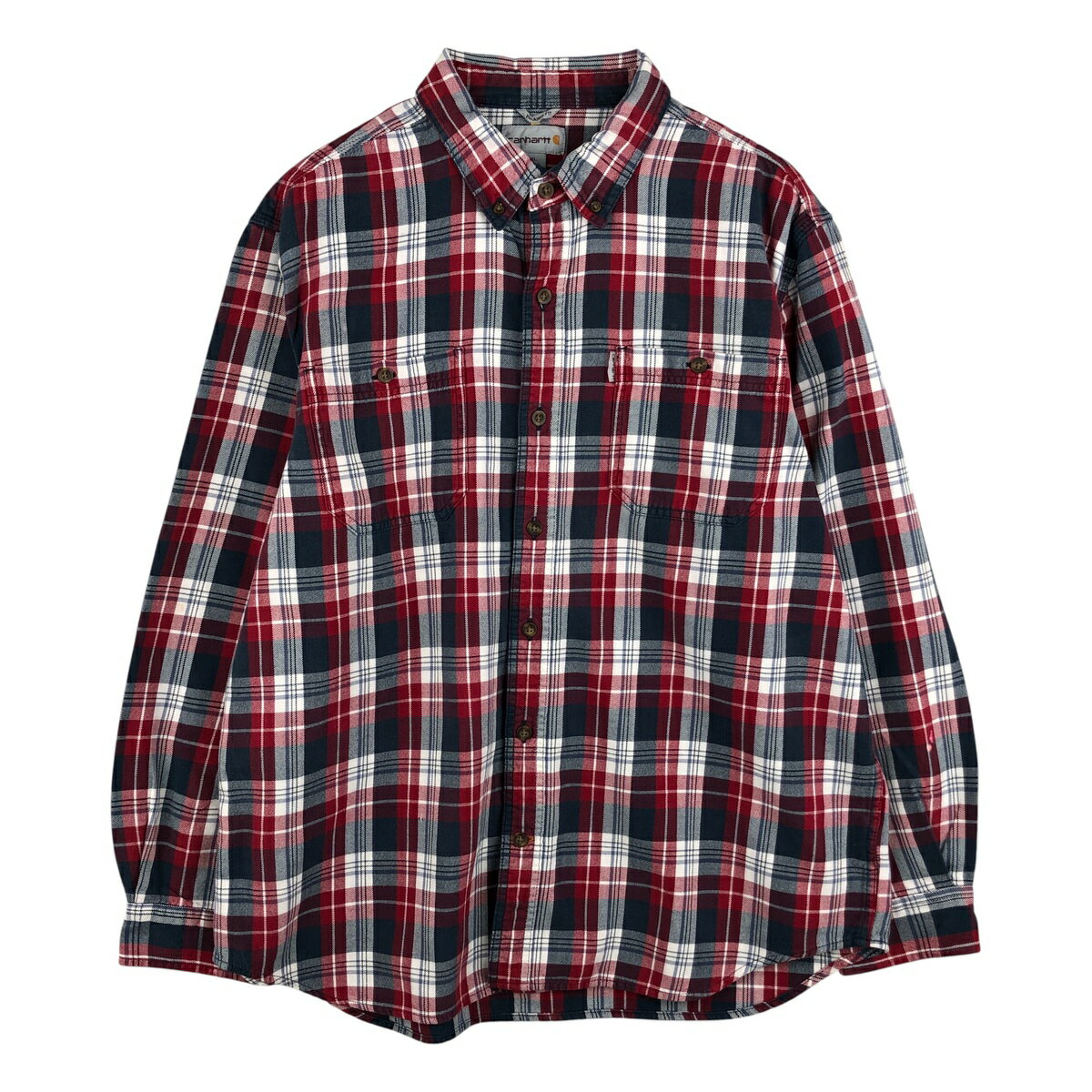 古着 カーハート Carhartt RELAXED FIT 長袖 ボタンダウン フランネルチェックシャツ メンズXL相当 /eaa608115 【中古】 【260130】 【..