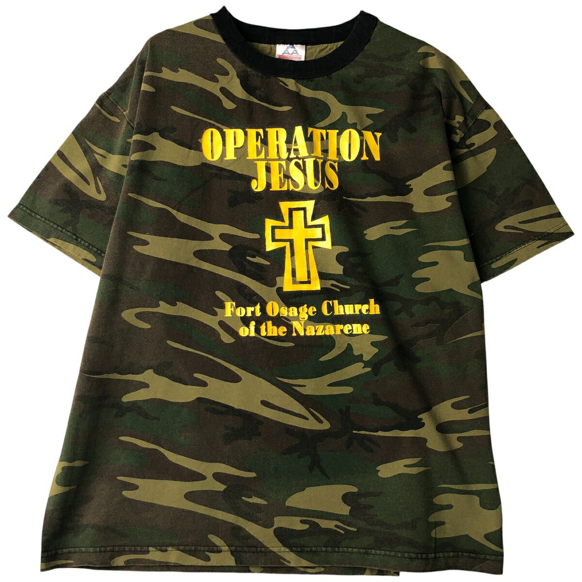 古着 アルスタイル Alstyle Apparel & Activewear 迷彩 Tシャツ USA製 メンズXL相当 /eaa608157 【中古】 【260128】 【NH-2508】 カーキ系 春夏秋